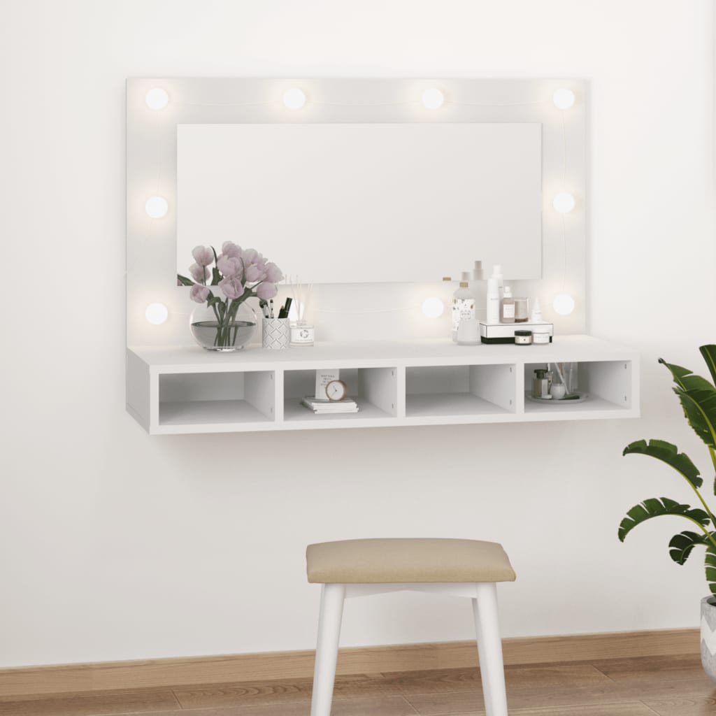 Peilikaappi Led-Valoilla 90X31,5X62 Cm