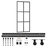 Liukuovi Asennustarvikkeilla Esg Lasi Ja Alumiini 90X205 Cm