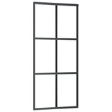 Liukuovi Asennustarvikkeilla Esg Lasi Ja Alumiini 90X205 Cm