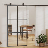 Liukuovi Asennustarvikkeilla Esg Lasi Ja Alumiini 90X205 Cm