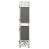 6-Paneelinen Tilanjakaja Harmaa Kangas