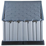 Koirankoppi Harmaa 92X87X91 Cm Muovi