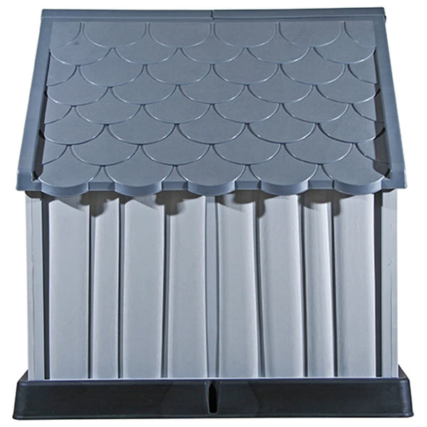 Koirankoppi Harmaa 92X87X91 Cm Muovi