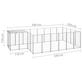 Koiranhäkki 8,47 M² Teräs