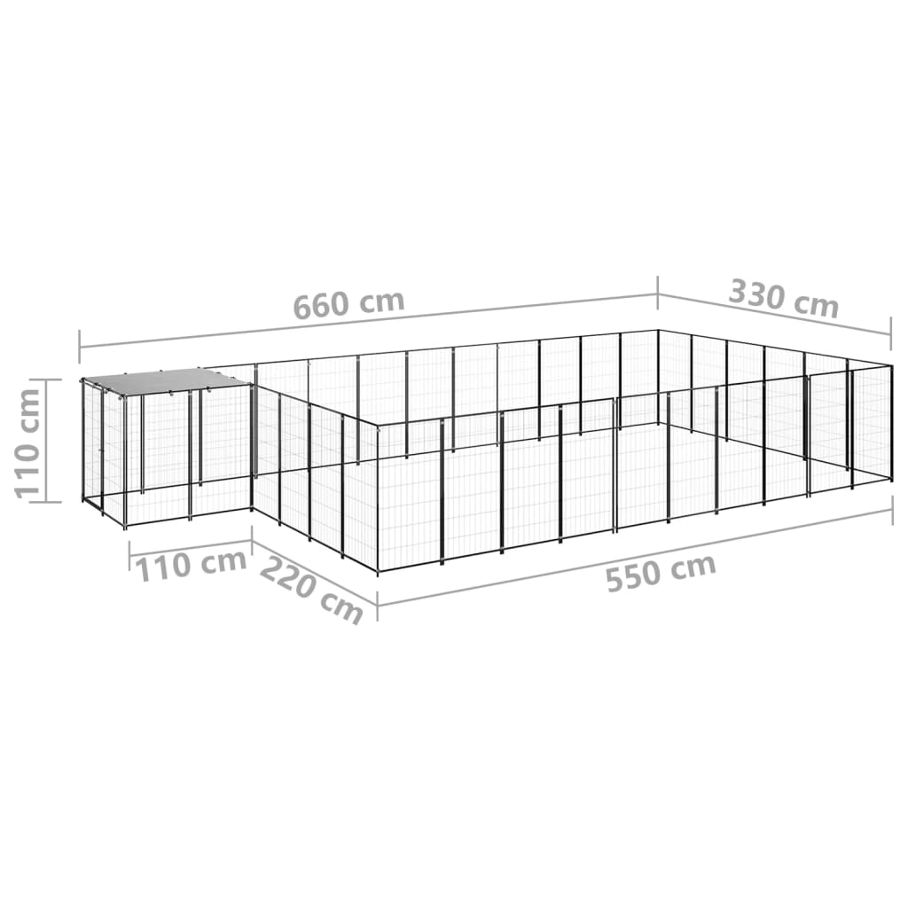 Koiranhäkki 19,36 M² Teräs