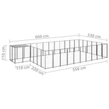 Koiranhäkki 19,36 M² Teräs