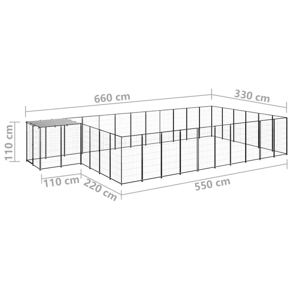 Koiranhäkki 19,36 M² Teräs