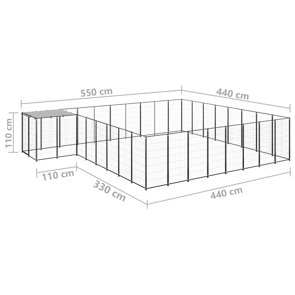 Koiranhäkki 20,57 M² Teräs