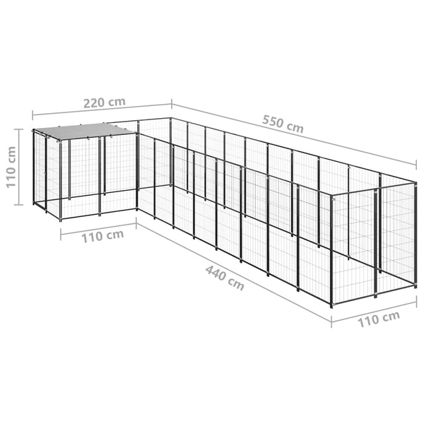 Koiranhäkki 7,26 M² Teräs