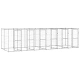 Koiran Ulkohäkki Galvanoitu Teräs 12,1 M²