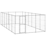 Koiran Ulkohäkki Galvanoitu Teräs 65,34 M²