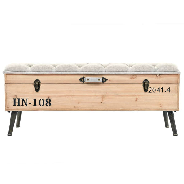 Säilytyspenkki 110 Cm Täysi Kuusi