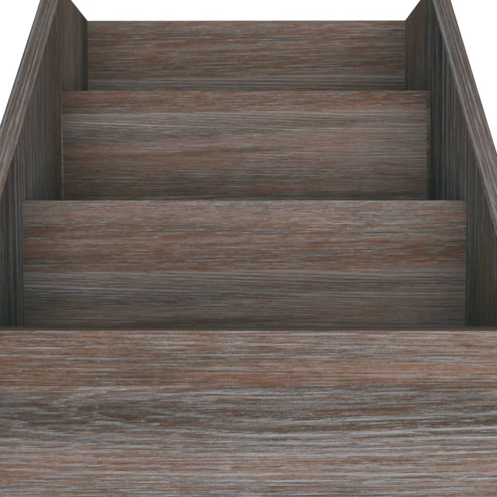 Lasten Lehtiteline Sonoma-Tammi 71X30X78,5 Cm Tekninen Puu