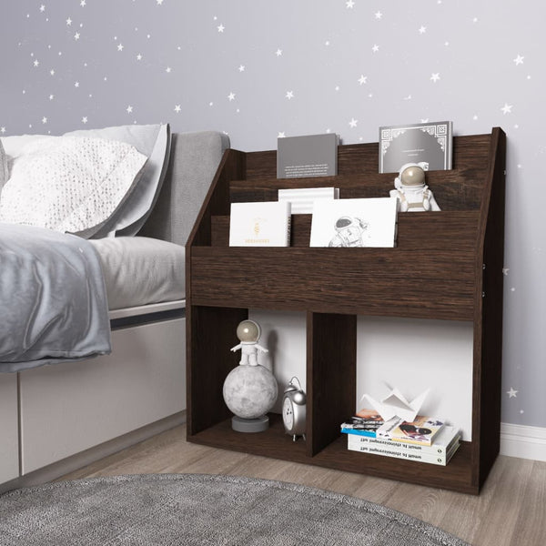 Lasten Lehtiteline Sonoma-Tammi 71X30X78,5 Cm Tekninen Puu