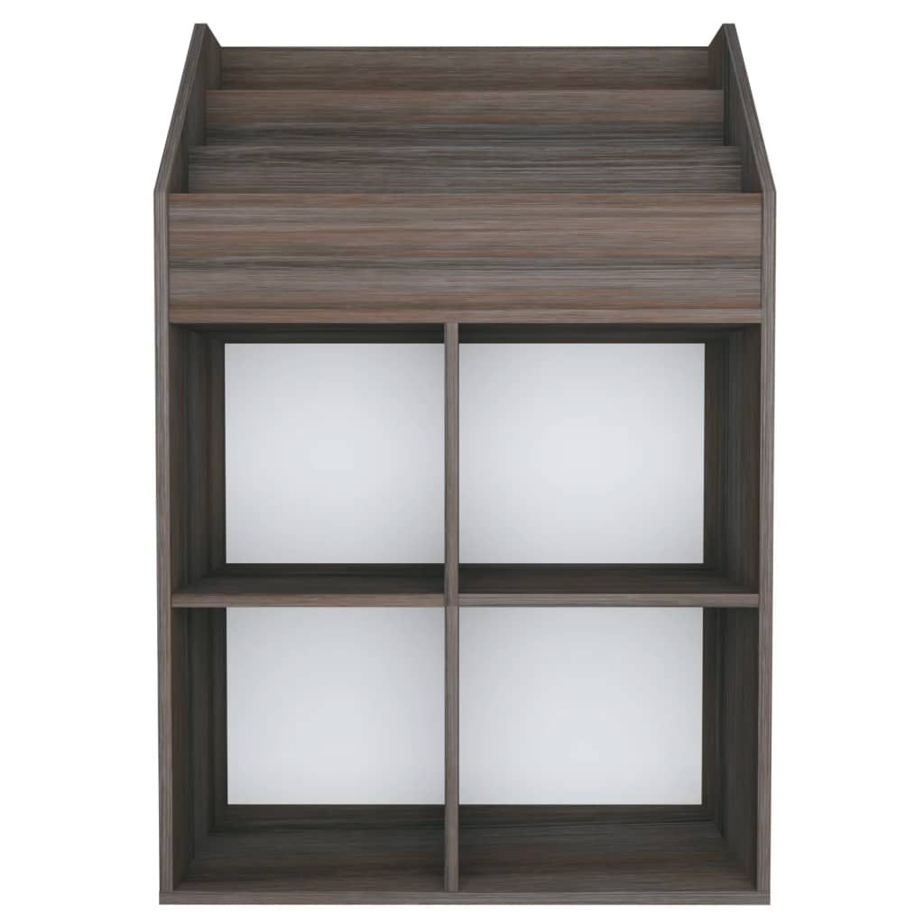 Lasten Lehtiteline Sonoma-Tammi 71X30X114 Cm Tekninen Puu