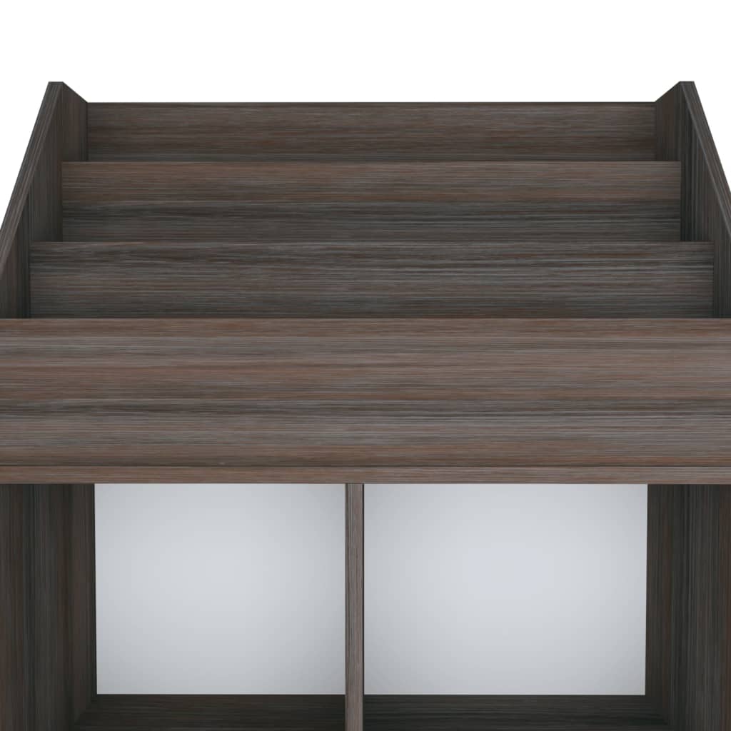 Lasten Lehtiteline Sonoma-Tammi 71X30X114 Cm Tekninen Puu