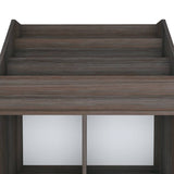 Lasten Lehtiteline Sonoma-Tammi 71X30X114 Cm Tekninen Puu