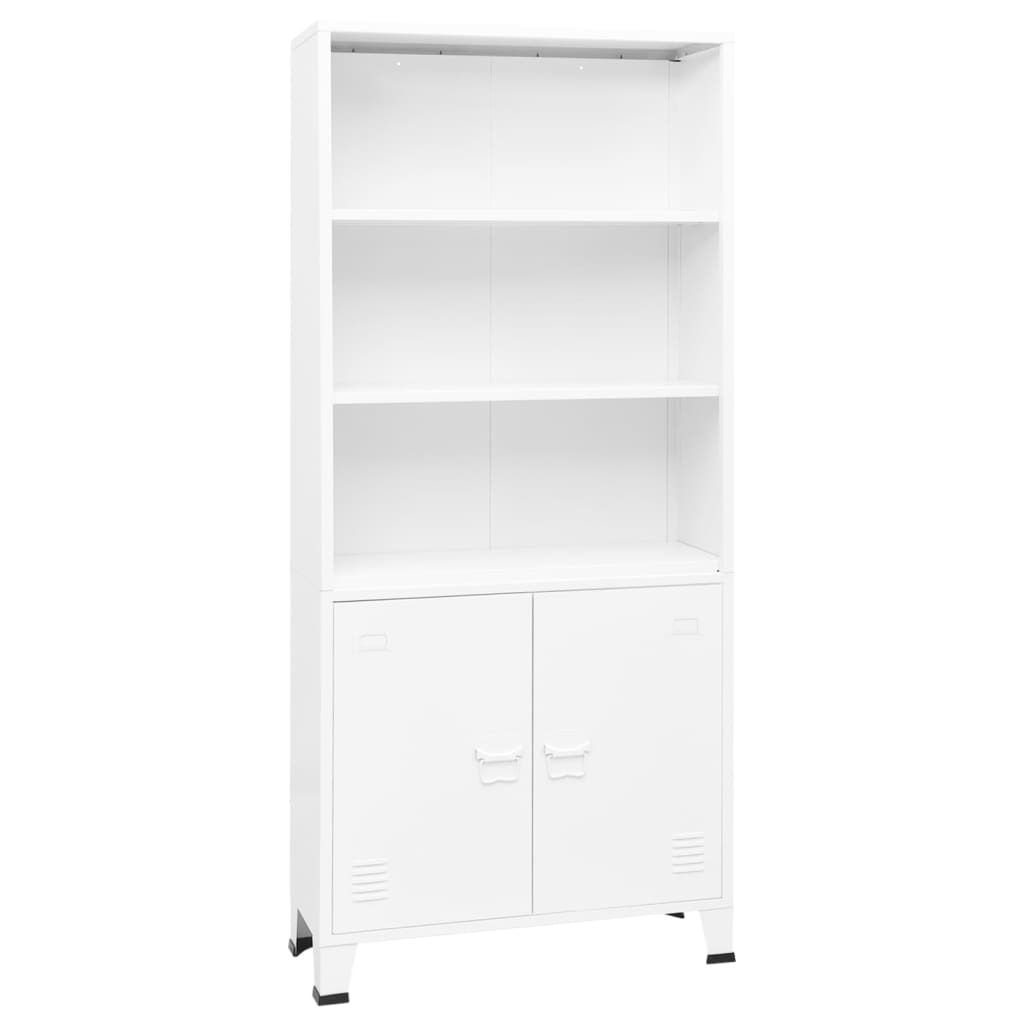 Teollinen Kirjahylly 80X32X180 Cm Teräs