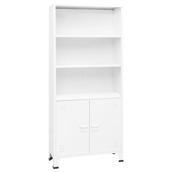 Teollinen Kirjahylly 80X32X180 Cm Teräs