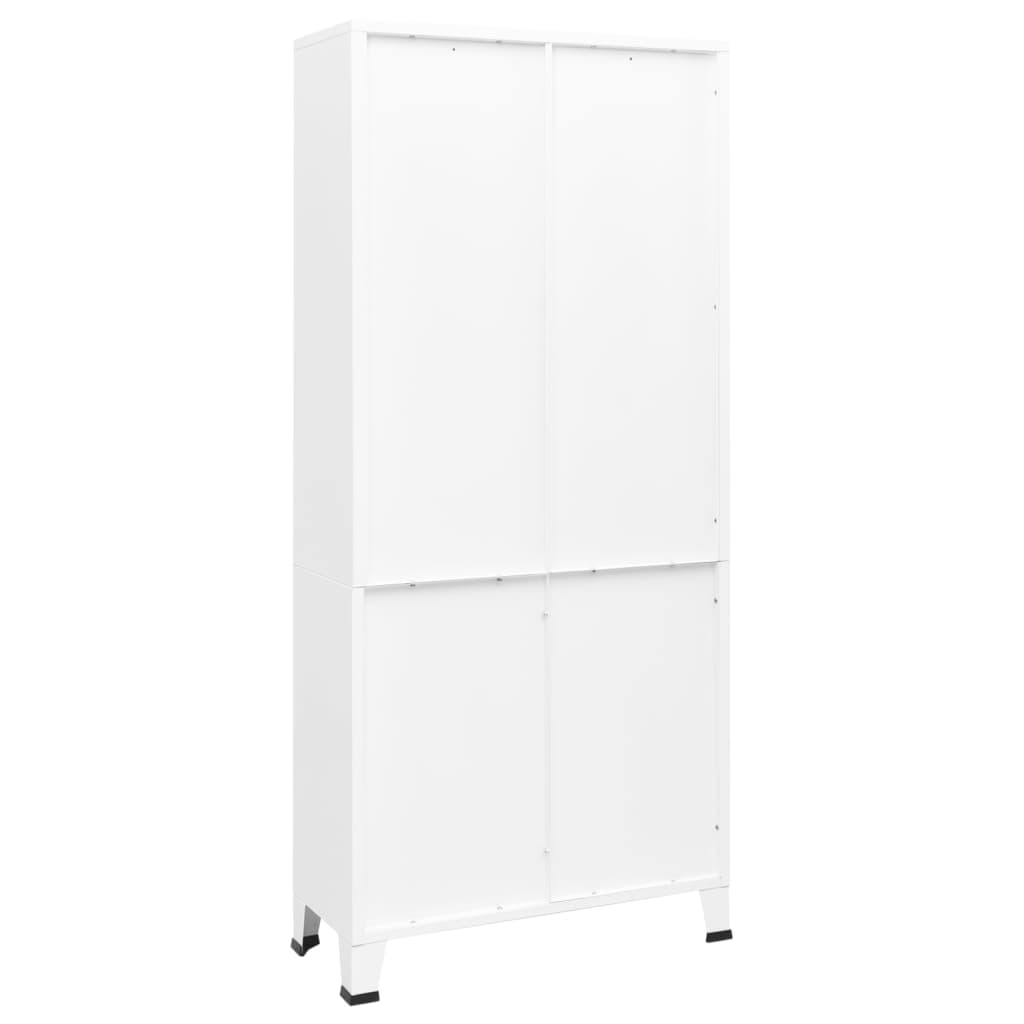 Teollinen Kirjahylly 80X32X180 Cm Teräs