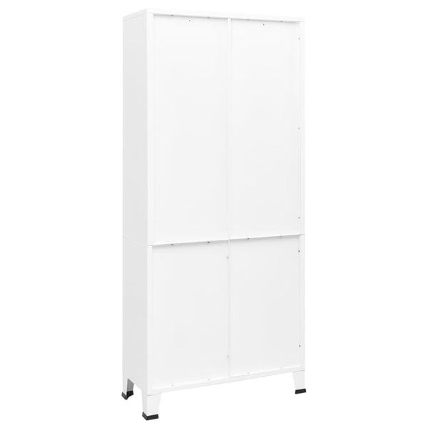 Teollinen Kirjahylly 80X32X180 Cm Teräs