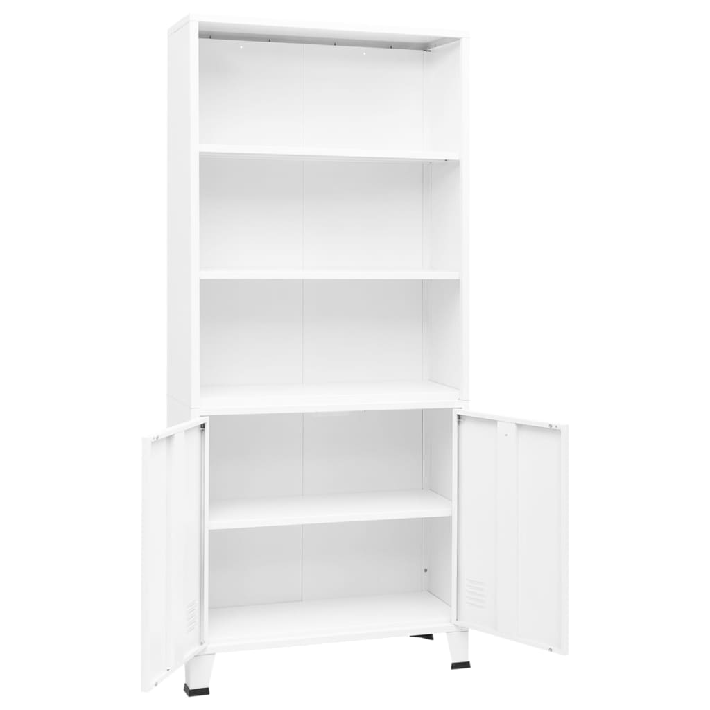 Teollinen Kirjahylly 80X32X180 Cm Teräs