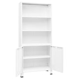 Teollinen Kirjahylly 80X32X180 Cm Teräs