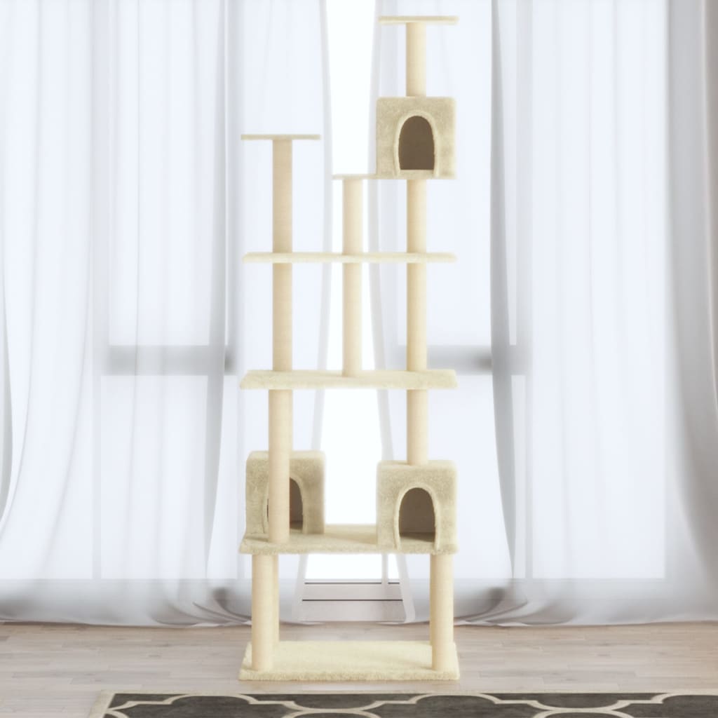 Kissan Kiipeilypuu Sisal- Raapimispylväillä 188 Cm