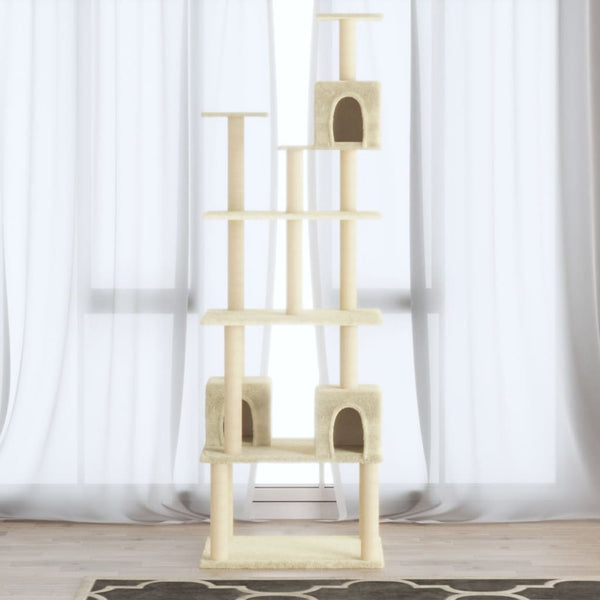 Kissan Kiipeilypuu Sisal- Raapimispylväillä 188 Cm