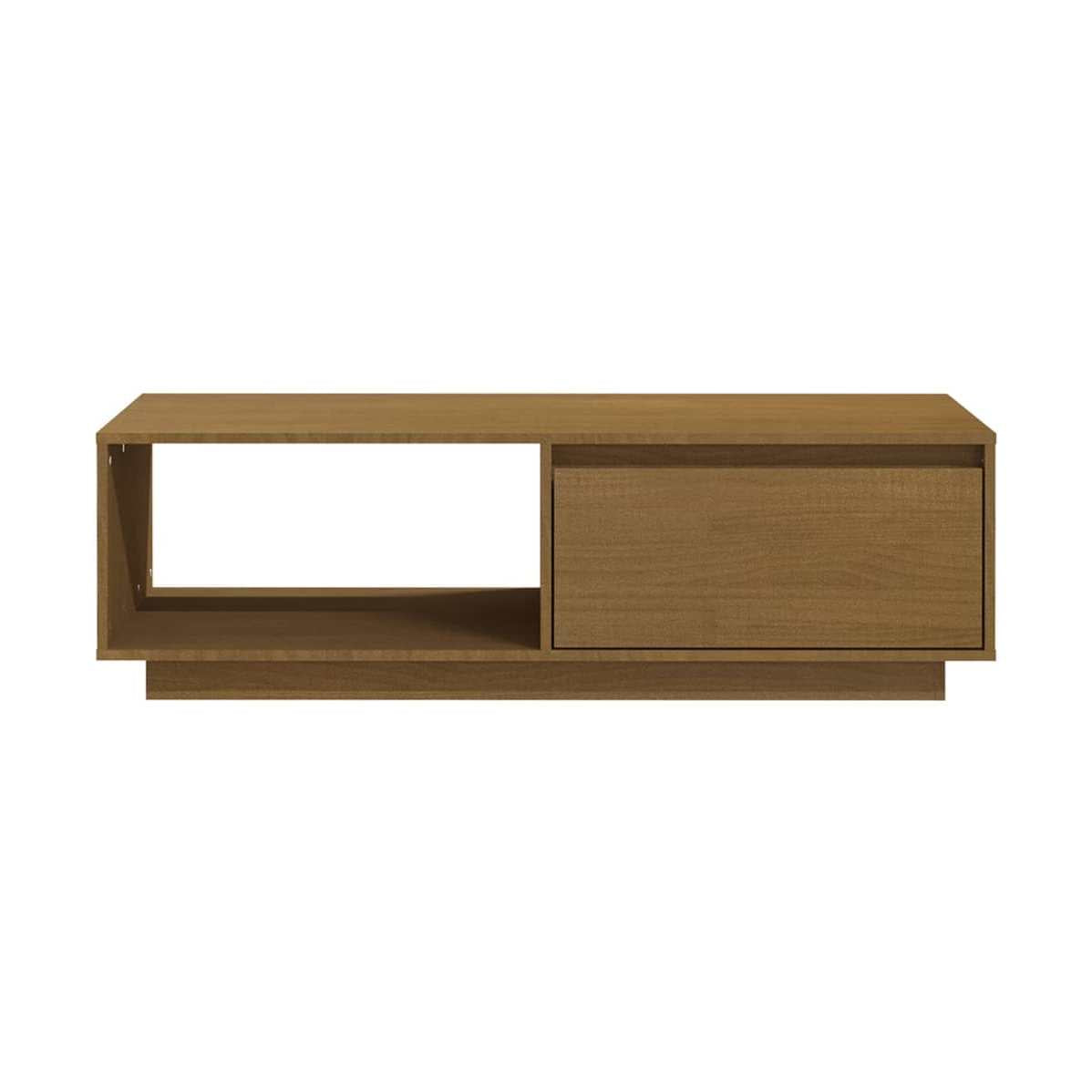 Sohvapöytä 110X50X33,5 Cm Täysi Mänty