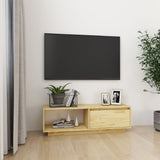 Tv-Taso 110X30X33,5 Cm Täysi Mänty