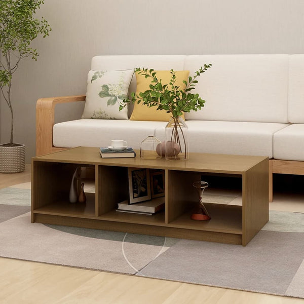 Sohvapöytä 110X50X34 Cm Täysi Mänty