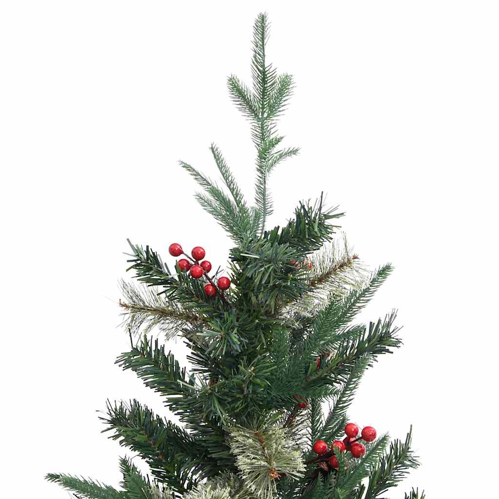 Tekojoulukuusi Kävyillä Vihreä 150 Cm Pvc Ja Pe