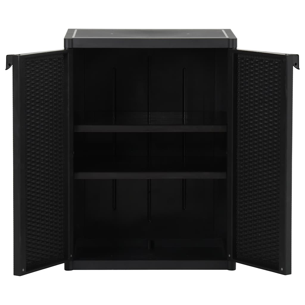 Puutarhan Varastokaappi 65X45X88 Cm Pp Rottinki