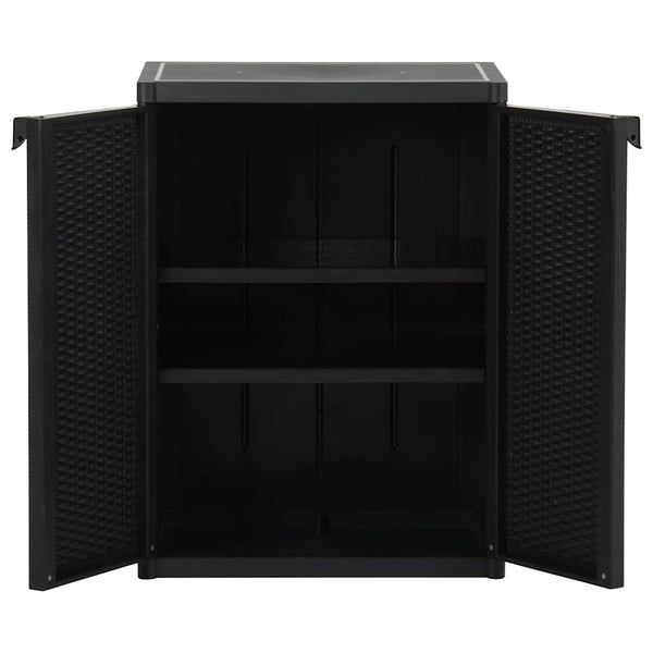 Puutarhan Varastokaappi 65X45X88 Cm Pp Rottinki