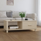Sohvapöytä Hamar 100X55X35 Cm Täysi Mänty