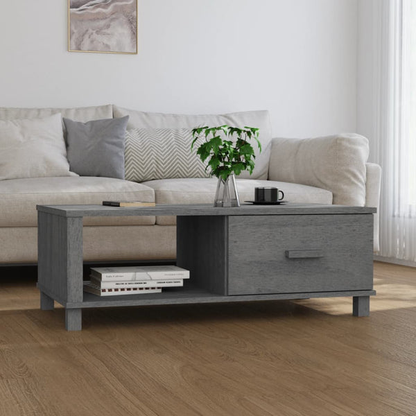 Sohvapöytä Hamar 100X55X35 Cm Täysi Mänty