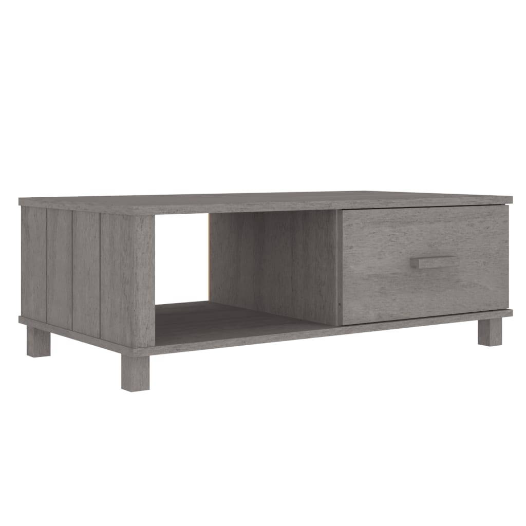 Sohvapöytä Hamar 100X55X35 Cm Täysi Mänty