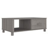 Sohvapöytä Hamar 100X55X35 Cm Täysi Mänty