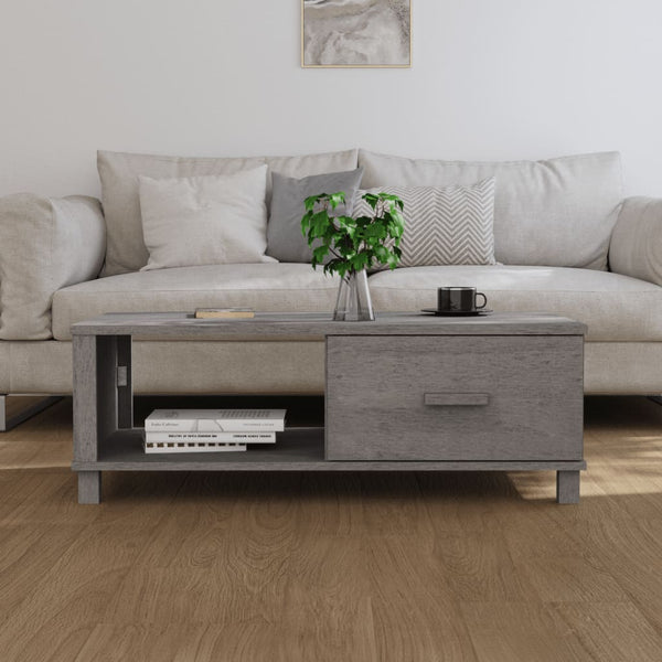 Sohvapöytä Hamar 100X55X35 Cm Täysi Mänty
