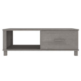 Sohvapöytä Hamar 100X55X35 Cm Täysi Mänty