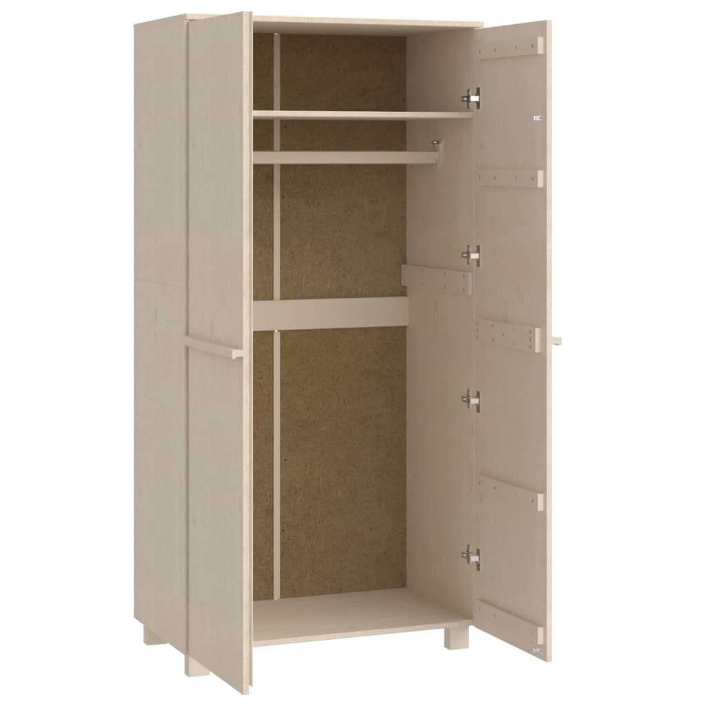 Vaatekaappi Hamar Hunajan 89X50X180 Cm Täysi Mänty