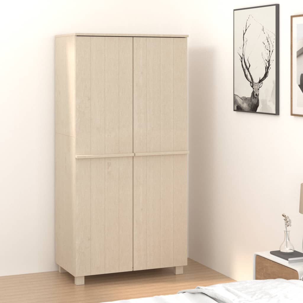 Vaatekaappi Hamar Hunajan 89X50X180 Cm Täysi Mänty