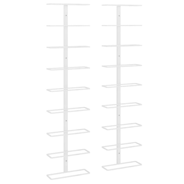 Seinäkiinnitettävä Viinipulloteline 9 Pullolle 2 Kpl