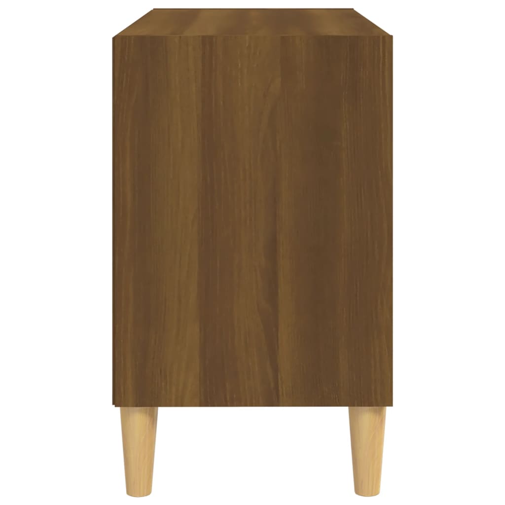 Tv-Taso Täyspuiset Jalat 69,5X30X50 Cm
