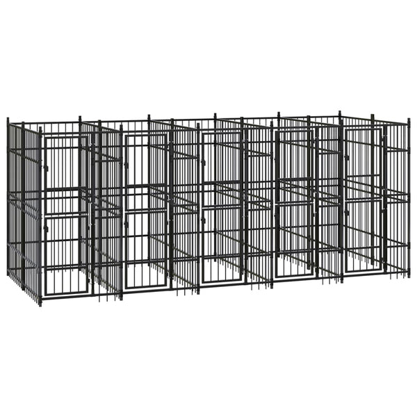 Koiran Ulkohäkki Teräs 16,59 M²