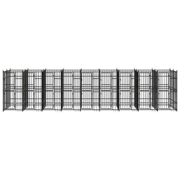 Koiran Ulkohäkki Teräs 16,59 M²