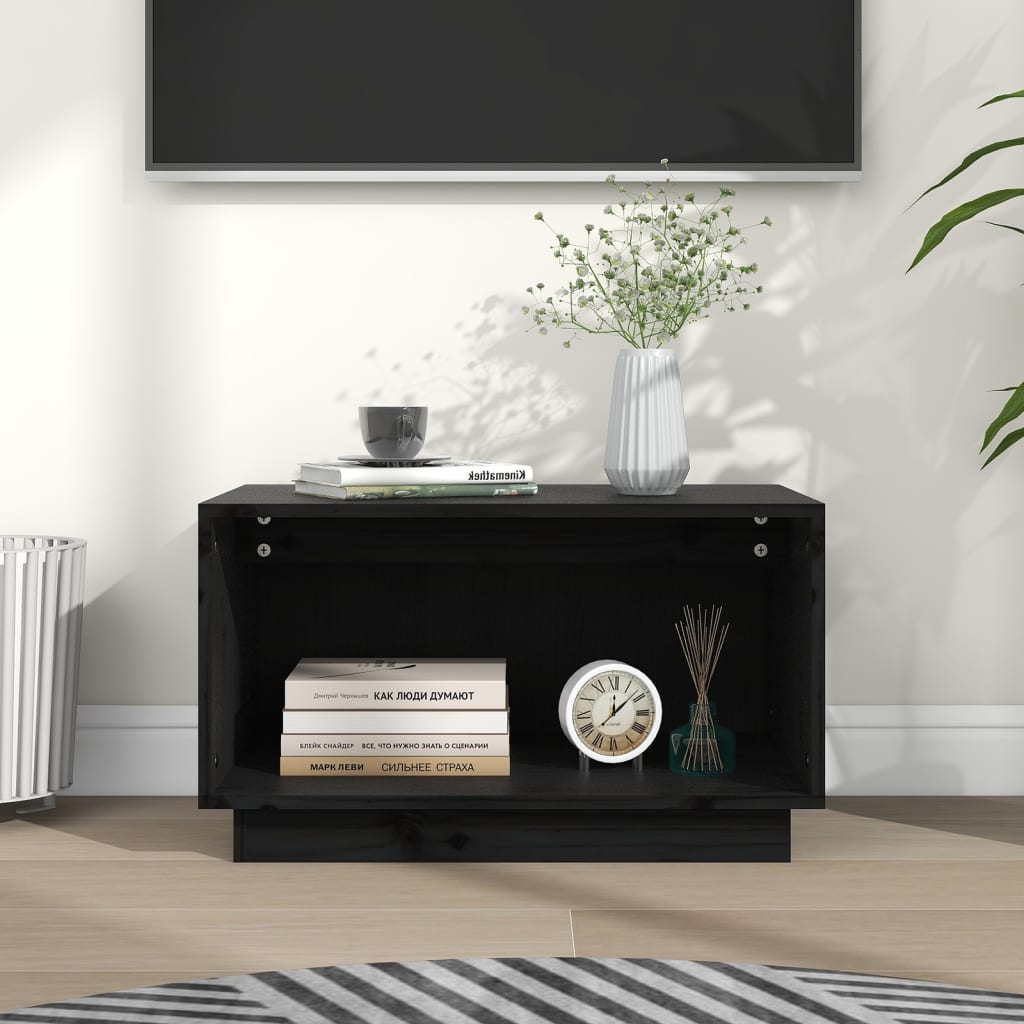 Tv-Taso 60X35X35 Cm Täysi Mänty