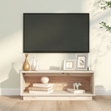 Tv-Taso 90X35X35 Cm Täysi Mänty