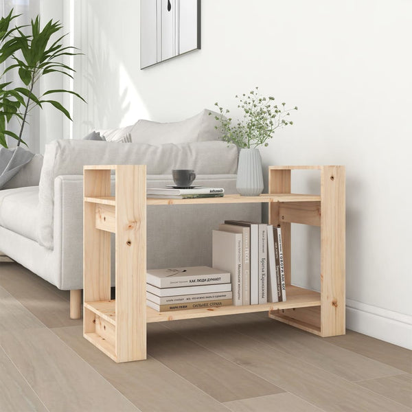 Kirjahylly/Tilanjakaja 80X35X56,5 Cm Täysi Mänty